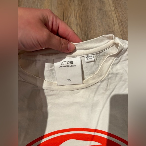 EST 1978 Calvin Klein eagle graphic logo t shirt - Picture 2 of 10